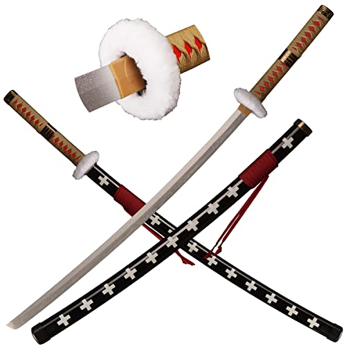 LQZJG Cosplay Anime Bambus Schwert, Trafalgar D. Water Law Schwert Katana Death Surgeon Katana rot 103cm/42 Zoll LQZJG Cosplay Anime Bambus Schwert, Trafalgar D. Water Law Schwert Katana Death Surgeon Katana rot 103cm/42 Zoll von LQZJG