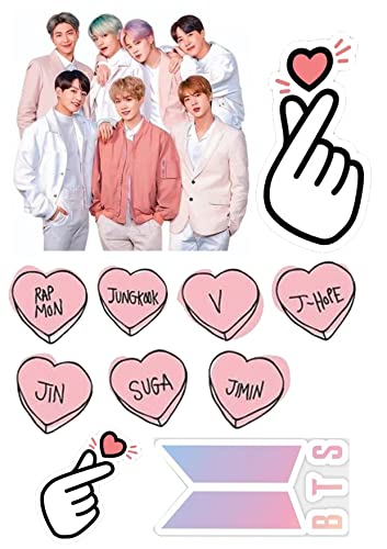 LRSweetdesign, 11 Stück BTS Cake Topper, Tortenaufleger, Muffins Oblate Premium LRSweetdesign, 11 Stück BTS Cake Topper, Tortenaufleger, Muffins Oblate Premium von LRSweetdesign