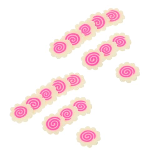 LRXIYODE 1 Packung Künstliche Japanische Lebensmittelstreusel: Winzige Tonverzierungen – Narutomaki-Charm-scheiben – Fischrolle Mit Flacher Rückseite Für Kunstharz-nagelkunst, Basteln, LRXIYODE 1 Packung Künstliche Japanische Lebensmittelstreusel: Winzige Tonverzierungen – Narutomaki-Charm-scheiben – Fischrolle Mit Flacher Rückseite Für Kunstharz-nagelkunst, Basteln, von LRXIYODE