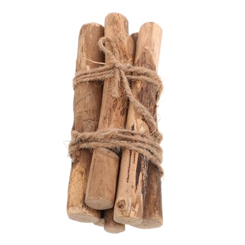 LRXIYODE 1 Protokollzweige Ornamente Holzäste Naturholz Deko Handgemachte Dekoration Dekorative Äste dekorative Zweige Holzstämme für das Handwerk Bastelstöcke aus Holz Light Brown von LRXIYODE