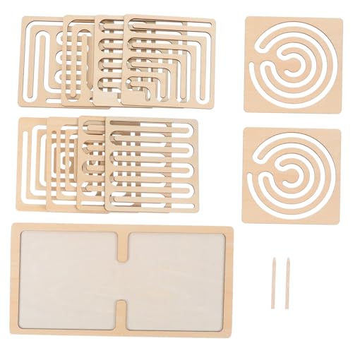 LRXIYODE Lernspielzeug Aus Holz Für Jungen Und Mädchen Vorschulspielzeug Zur Entwicklung des Gehirns Für Kleinkinder Interaktives Gehirn-puzzlespiel von LRXIYODE