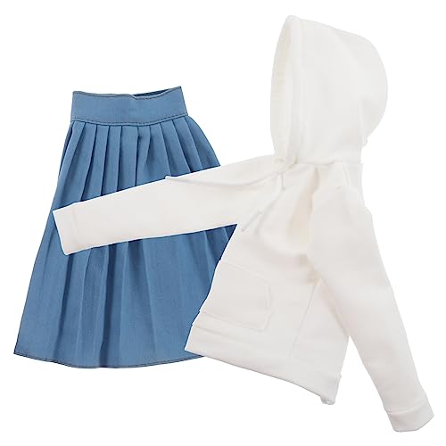 LRXIYODE Puppenkleidung Mit Sweatshirt Und Rock Für Puppen DIY Puppe Kleidung Mode Outfits Für Mädchen Puppe Dekorative Puppenkleidung von LRXIYODE
