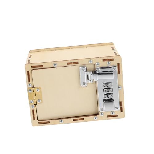 LRXIYODE 1 Satz Holz Passwortbox für DIY Lernspielzeug Kreativität und Logischen Denkfähigkeit Pädagogisches Puzzle für Frühe Bildung Abschließbare Holzbox mit Materialien zum LRXIYODE 1 Satz Holz Passwortbox für DIY Lernspielzeug Kreativität und Logischen Denkfähigkeit Pädagogisches Puzzle für Frühe Bildung Abschließbare Holzbox mit Materialien zum von LRXIYODE