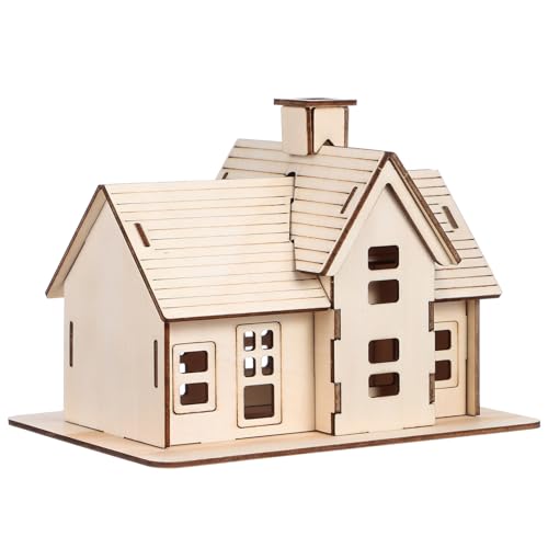 LRXIYODE 1 Satz Holz Puzzle Bausatz DIY Modellhaus aus Holz Kreatives Bastelset für für Dekoration im Wohnzimmer Büro für Bastelfreunde LRXIYODE 1 Satz Holz Puzzle Bausatz DIY Modellhaus aus Holz Kreatives Bastelset für für Dekoration im Wohnzimmer Büro für Bastelfreunde von LRXIYODE