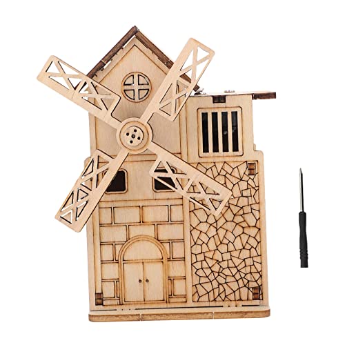 LRXIYODE 1 Satz Holzpuzzle für Windmühlen Spieluhr Pädagogisches Hand Augen Koordination für Mädchen Puzzle für Kreatives Lernen LRXIYODE 1 Satz Holzpuzzle für Windmühlen Spieluhr Pädagogisches Hand Augen Koordination für Mädchen Puzzle für Kreatives Lernen von LRXIYODE