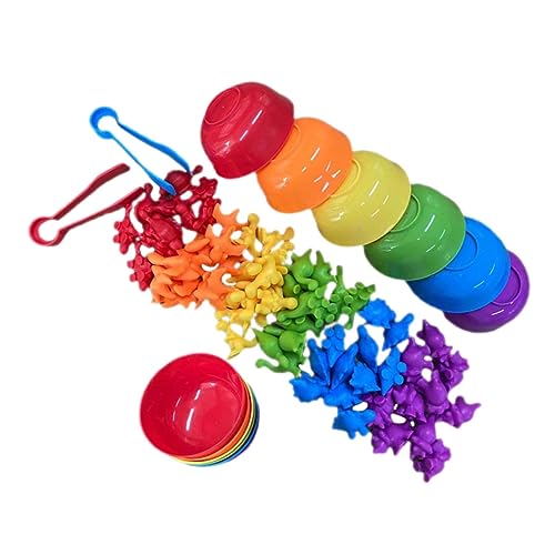 LRXIYODE 1 Satz Kreatives Dinosaurier Zählspielzeug Set Lernspielzeug für Kleinkinder Intelligenz mit Bunten Dinosauriern und Sortierbechern für Vorschulkinder Ab Jahren Zufällige Farbe LRXIYODE 1 Satz Kreatives Dinosaurier Zählspielzeug Set Lernspielzeug für Kleinkinder Intelligenz mit Bunten Dinosauriern und Sortierbechern für Vorschulkinder Ab Jahren Zufällige Farbe von LRXIYODE