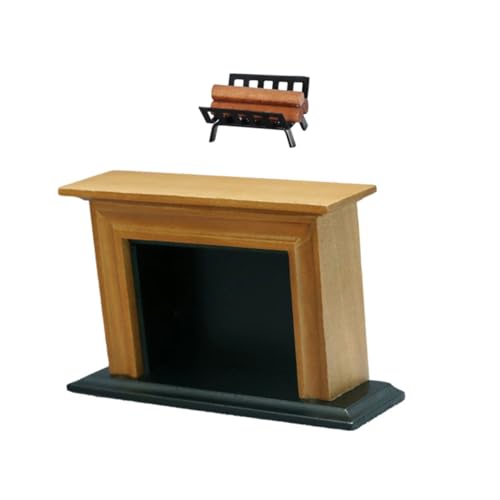 LRXIYODE 1 Satz Mini-kaminstapel Brennholzstapel-Modell Mini-brennholzstapel Mini -Kamin Puppenhaus-Kamin-Modell Brennholzstapel Der Mikroszene Mikrokamin-Modell Puppenhauskamin von LRXIYODE