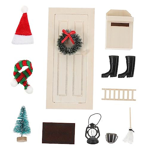 LRXIYODE 1 Satz Puppenhaus Miniatur Weihnachtsdeko Mini-Ornamente Für Weihnachten Weihnachts-Miniatur- Mini-Requisiten Für Weihnachten Partyzubehör Märchengarten Miniaturen Plastik von LRXIYODE