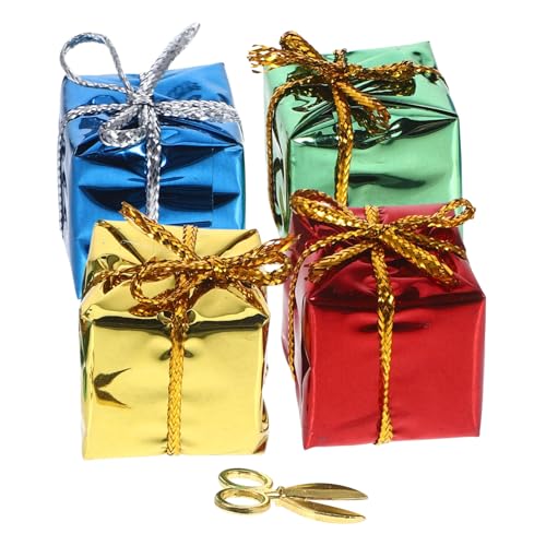 LRXIYODE 1 Satz Puppenhaus-geschenkbox Für Weihnachts-mini-Ornamente Weihnachtspuppenhaus-DIY-Dekoration DIY-geschenkboxen- Mini- -geschenkboxen-Modell Legierung LRXIYODE 1 Satz Puppenhaus-geschenkbox Für Weihnachts-mini-Ornamente Weihnachtspuppenhaus-DIY-Dekoration DIY-geschenkboxen- Mini- -geschenkboxen-Modell Legierung von LRXIYODE