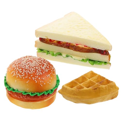 LRXIYODE 1 Satz Realistischer Lebensmittelrequisiten Für Die Play -Simulation Hamburger Realistisch Gefälschte Lebensmittelmodell Kinder Tun Play Food Model Für Küchenausstellung LRXIYODE 1 Satz Realistischer Lebensmittelrequisiten Für Die Play -Simulation Hamburger Realistisch Gefälschte Lebensmittelmodell Kinder Tun Play Food Model Für Küchenausstellung von LRXIYODE