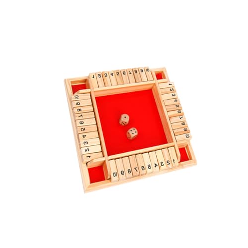 LRXIYODE 1 Satz Tischspielbrett interaktives Interactive Toys trinkspiel glop Figuren Gaming Schachbrett Spielbrett für Party Requisiten Trinken Bambus rot von LRXIYODE