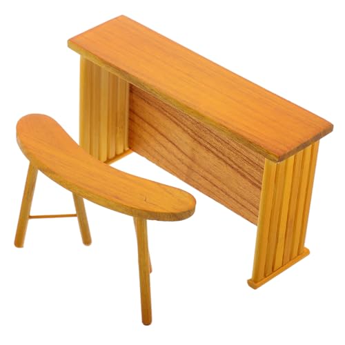 LRXIYODE 1 Satz Zubehör Für Puppenhäuser Modell Puppenstubentisch Winzige Möbelminiaturen Miniatur-beistelltische Simulationsmöbel Mini-puppenhaus- Kindermöbelzubehör Light Brown Holz von LRXIYODE