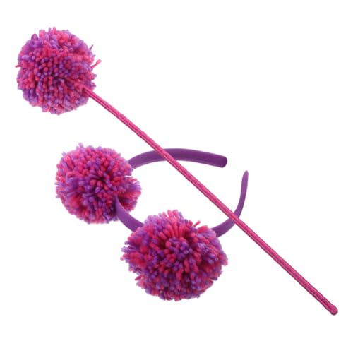 LRXIYODE 1 Set Feenstab-pom-pom-stirnband Für Kinder, Kopfbedeckung, Feenstab, Haarschmuck, Verkleiden Für Party, Urlaub, Cosplay, Bühnenauftritte, Kostüm LRXIYODE 1 Set Feenstab-pom-pom-stirnband Für Kinder, Kopfbedeckung, Feenstab, Haarschmuck, Verkleiden Für Party, Urlaub, Cosplay, Bühnenauftritte, Kostüm von LRXIYODE