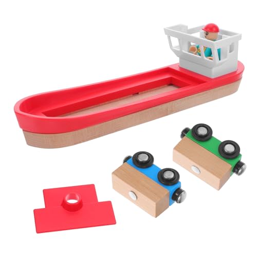 LRXIYODE 1 Set Holzeisenbahn-gleisset: Holzeisenbahn-Boot-bausatz, Immersives Spiel, Erweiterbares Gleislayout Für Kinder-Rollenspiele – Geburtstagsgeschenk Für Jungen Und Mädchen LRXIYODE 1 Set Holzeisenbahn-gleisset: Holzeisenbahn-Boot-bausatz, Immersives Spiel, Erweiterbares Gleislayout Für Kinder-Rollenspiele – Geburtstagsgeschenk Für Jungen Und Mädchen von LRXIYODE