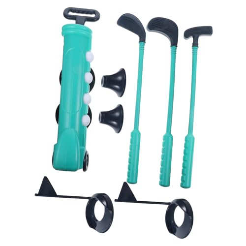 LRXIYODE 1 Set Kindergolf Kindergolfspielzeug Kleinkind Golfschläger Golfbälle Golfwagen Outdoor Für Frühes Lernspielzeug Golfspielzeug Minigolf Kunststoff Golfschläger Blau von LRXIYODE