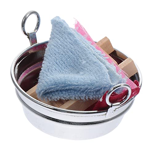 LRXIYODE Mini-waschbecken-Set Für Puppenhaus Robuste Und Dekorative Ornamente Wohnlandschafts-Accessoire von LRXIYODE