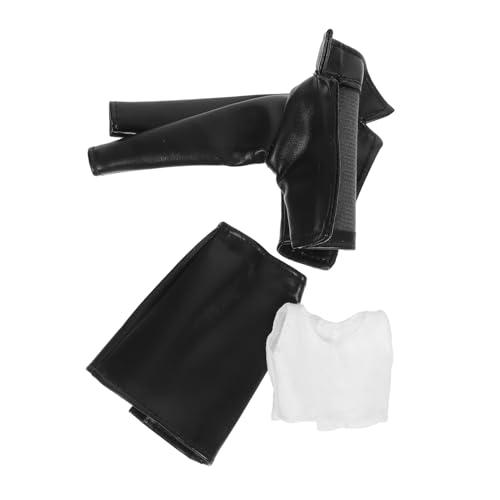 LRXIYODE 1 Set Puppenkleidung Puppenrock Und Shirt Puppenanziehkleidung Puppen Make Up Accessoires Puppenbekleidung Accessoires Puppenzubehör Kunstleder Schwarz LRXIYODE 1 Set Puppenkleidung Puppenrock Und Shirt Puppenanziehkleidung Puppen Make Up Accessoires Puppenbekleidung Accessoires Puppenzubehör Kunstleder Schwarz von LRXIYODE