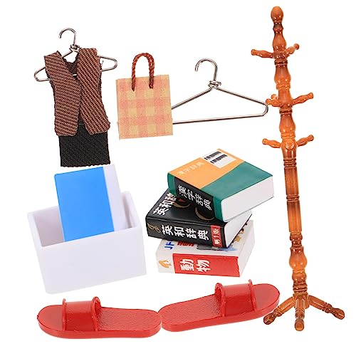 LRXIYODE 1 Set Simulierte Garderobenständer Babypuppe Mini Für Mädchen Kleidung Puppen Puppenbügel Outfit Kleid Kleidungsstück Puppenhaus Kleiderbügel Kunststoff + Stoff + LRXIYODE 1 Set Simulierte Garderobenständer Babypuppe Mini Für Mädchen Kleidung Puppen Puppenbügel Outfit Kleid Kleidungsstück Puppenhaus Kleiderbügel Kunststoff + Stoff + von LRXIYODE