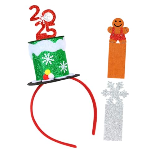 LRXIYODE 1 Set Weihnachtsmütze Stirnband Weihnachtsstirnband Kopfbedeckung Gestrickte Weihnachtsmütze Weihnachtsbaummütze Urlaubsstirnbänder Weihnachtsmütze Weihnachtsmütze von LRXIYODE