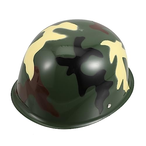 LRXIYODE 1 Stück Camouflage-helm Simulierter Helm Simulationssoldatenhut Helm Dressing-versorgung Hut Anziehen Partykleid Versorgung Soldatenhelm- Rollenspielhelm Plastik von LRXIYODE
