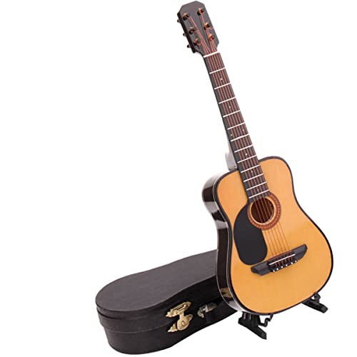 LRXIYODE 1 Stück Miniatur Gitarre Deko Lebensnahes Gitarren Modell für Haushalt Unterricht als Fotorequisite Hochwertige Verarbeitung Klassisches Design LRXIYODE 1 Stück Miniatur Gitarre Deko Lebensnahes Gitarren Modell für Haushalt Unterricht als Fotorequisite Hochwertige Verarbeitung Klassisches Design von LRXIYODE