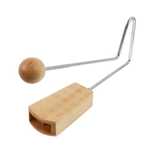 LRXIYODE 1 Stück Percussion- Aus Holz Musikpädagogisches Musikspielzeug Aus Holz Musikspielzeug Für Pädagogisches Percussion-Instrument- Eisen von LRXIYODE