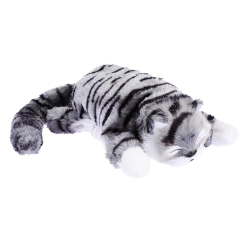 LRXIYODE 1 Stück Plüschspielzeug Plüschverzierung Plüschkatzenpuppe Plüschpuppe Grey LRXIYODE 1 Stück Plüschspielzeug Plüschverzierung Plüschkatzenpuppe Plüschpuppe Grey von LRXIYODE