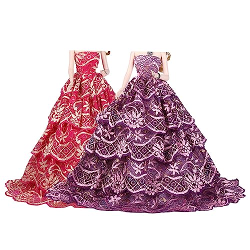 LRXIYODE 1 Stück Puppenkleid Puppe Edles Partykleid Puppenkostüm Passendes Outfit Puppenhochzeitskleid Rosy LRXIYODE 1 Stück Puppenkleid Puppe Edles Partykleid Puppenkostüm Passendes Outfit Puppenhochzeitskleid Rosy von LRXIYODE