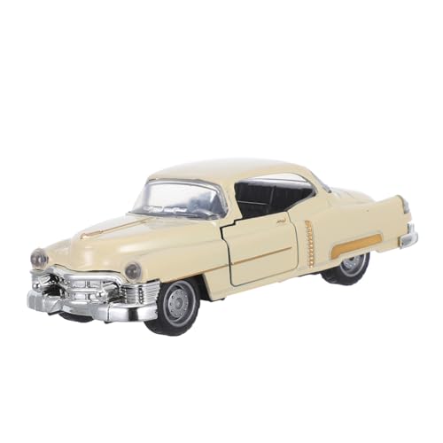 LRXIYODE 1 Stück klassisches Automodell -Modell groß Modellauto Miniature car Models Retro-Automodell deko ferngesteuertes Auto stilvolles Automodell Autoschmuck Legierung Beige von LRXIYODE