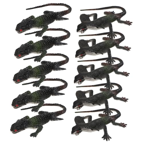 LRXIYODE 10 Stück Eidechsenmodell Eidechsen Kleine Kleine Eidechsenfigur Eidechsen Partydekorationen Eidechsenfigur Eidechsenfiguren Eidechsen Ornament von LRXIYODE