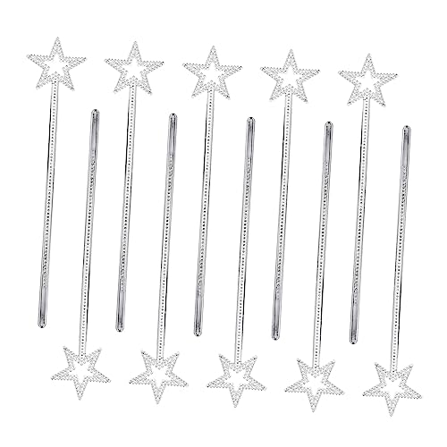 LRXIYODE 10 Stück Glitzernde Feenstäbe Teiliges Magische Zauberstäbe für Kostüme Geburtstagsfeiern Halloween und Rollenspiele Leicht und Handlich LRXIYODE 10 Stück Glitzernde Feenstäbe Teiliges Magische Zauberstäbe für Kostüme Geburtstagsfeiern Halloween und Rollenspiele Leicht und Handlich von LRXIYODE