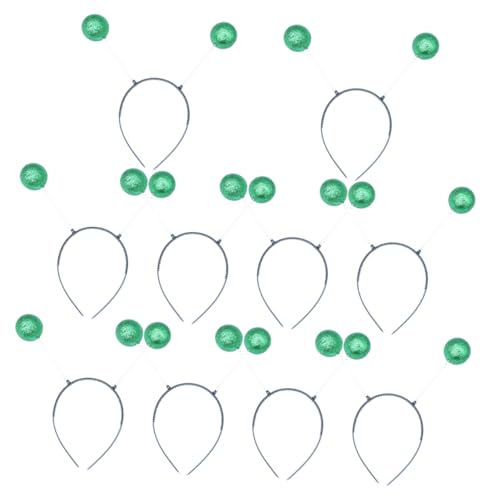 LRXIYODE 10 Stück Haarreife mit Glitzerbällen Kostümzubehör für Karneval Halloween und Cosplay Leicht und Einsetzbar Einzigartiges Design für Unvergessliche Partys von LRXIYODE