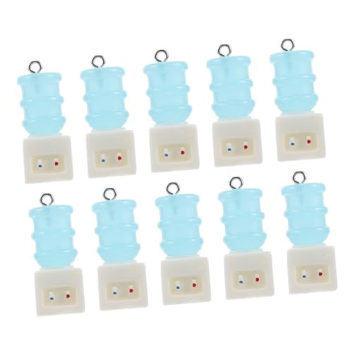 LRXIYODE 10 Stück Mini-wasserspender-Harz-Charms, Niedliche Getränke-anhänger, Dekoration Für DIY-schlüsselanhänger Und Ohrring-zubehör LRXIYODE 10 Stück Mini-wasserspender-Harz-Charms, Niedliche Getränke-anhänger, Dekoration Für DIY-schlüsselanhänger Und Ohrring-zubehör von LRXIYODE