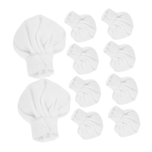 LRXIYODE 10 Stück Miniatur Hüte aus Stoff für Puppen DIY Bastelzubehör für Puppenhäuser Niedliche und Kreative Mützen für Miniaturprojekte und Dekorationen von LRXIYODE