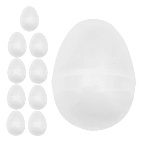 LRXIYODE 10 Stück Ostereier Eier Transparente Eier Realistische Eier Kunststoffeier Ostern befüllbare Osterbehälter klares Osterei Osterparty bevorzugt Lieferungen Plastik LRXIYODE 10 Stück Ostereier Eier Transparente Eier Realistische Eier Kunststoffeier Ostern befüllbare Osterbehälter klares Osterei Osterparty bevorzugt Lieferungen Plastik von LRXIYODE