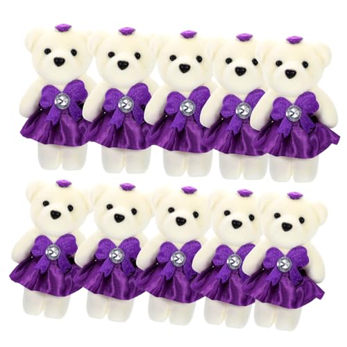 LRXIYODE 10 Stück Plüsch Deko Teiliges für Hochzeitssträuße Süße Kuscheltiere für Valentinstag Komfortable und Weiche Bärenfiguren Perfektes für Freunde und Familie LRXIYODE 10 Stück Plüsch Deko Teiliges für Hochzeitssträuße Süße Kuscheltiere für Valentinstag Komfortable und Weiche Bärenfiguren Perfektes für Freunde und Familie von LRXIYODE