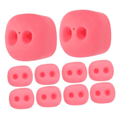 LRXIYODE 10 Stück Puppenschweinehörer -Zubehör interaktives Puppenzubehör Simulationstierpuppe Mädchenpuppenspielzeug interaktives Tierspielzeug Miniatursachen Plastik Rosy von LRXIYODE