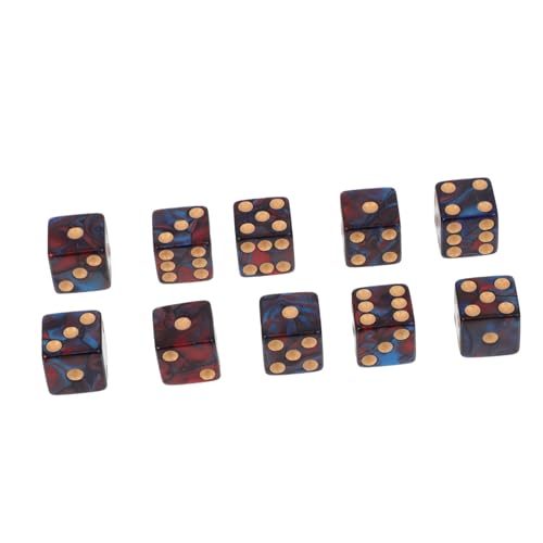 LRXIYODE 10stücke Acrylwürfel Mit Zweifarbige Spielwürfel Modewürfel Acrylzahlenwürfel Für Spiele LRXIYODE 10stücke Acrylwürfel Mit Zweifarbige Spielwürfel Modewürfel Acrylzahlenwürfel Für Spiele von LRXIYODE