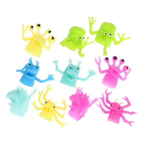 LRXIYODE 10 Stück Teiliges Fingerpuppen Finger Role Play Mini für Halloween Party Storytelling Kreatives Eltern Junge Mädchen mit Abriebfestigkeit und Zufälligem Stil LRXIYODE 10 Stück Teiliges Fingerpuppen Finger Role Play Mini für Halloween Party Storytelling Kreatives Eltern Junge Mädchen mit Abriebfestigkeit und Zufälligem Stil von LRXIYODE
