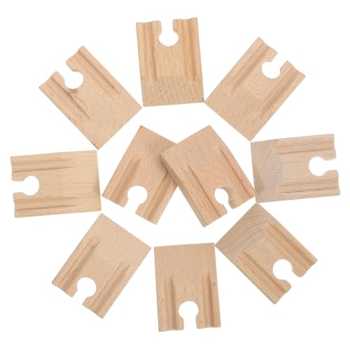 LRXIYODE 10 Stück Teiliges Holzeisenbahn Schienenerweiterungsset Konkave Gleise aus Stabilem Abgerundetem Holz Kompatibel für DIY Holzspielzeug und Kinderfreundliche Modelleisenbahn LRXIYODE 10 Stück Teiliges Holzeisenbahn Schienenerweiterungsset Konkave Gleise aus Stabilem Abgerundetem Holz Kompatibel für DIY Holzspielzeug und Kinderfreundliche Modelleisenbahn von LRXIYODE