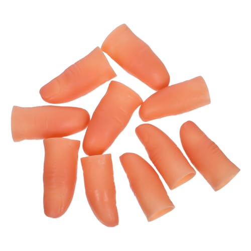 LRXIYODE 10 Stück Teiliges Magische Plastik Finger Requisiten mit Naturnagel Simulation Langlebig und Realistisch für Zaubertricks Bühnenauftritte und Partyspaß Inklusive Standard Großen LRXIYODE 10 Stück Teiliges Magische Plastik Finger Requisiten mit Naturnagel Simulation Langlebig und Realistisch für Zaubertricks Bühnenauftritte und Partyspaß Inklusive Standard Großen von LRXIYODE