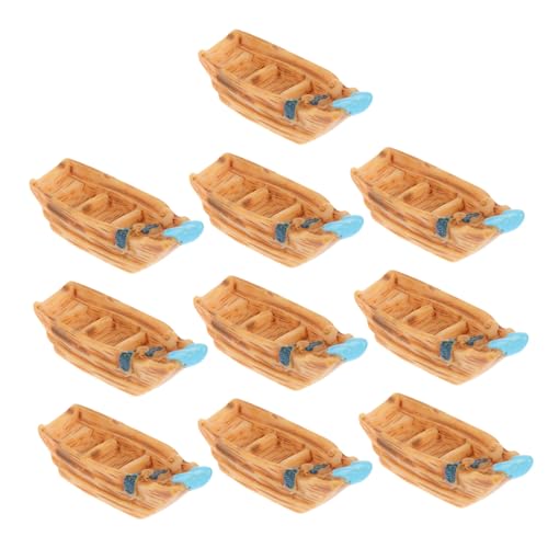 LRXIYODE 10 Stück Teiliges Mini Boot Deko aus Robustem Harz Realistische Form Kompakte für Mini Garten Puppenhaus Aquarium und Terrarien Vielseitig als Dekoration und Fotorequisiten LRXIYODE 10 Stück Teiliges Mini Boot Deko aus Robustem Harz Realistische Form Kompakte für Mini Garten Puppenhaus Aquarium und Terrarien Vielseitig als Dekoration und Fotorequisiten von LRXIYODE