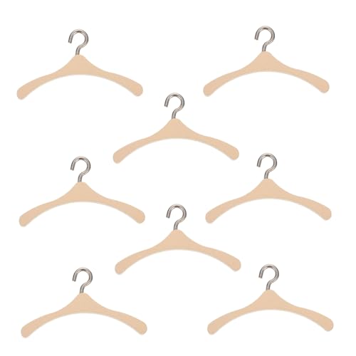 LRXIYODE 10 Stück Teiliges Mini Holz Kleiderbügel für Puppen Stabiles Kompaktes Puppenhaus Zubehör zum Aufhängen von Mini Kleidern Ordentlichen Aufbewahrung von Puppenkleidung LRXIYODE 10 Stück Teiliges Mini Holz Kleiderbügel für Puppen Stabiles Kompaktes Puppenhaus Zubehör zum Aufhängen von Mini Kleidern Ordentlichen Aufbewahrung von Puppenkleidung von LRXIYODE