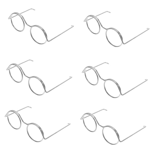 LRXIYODE 10 Stück Teiliges Miniatur Puppenbrillen aus Metall ohne Gläser Modische Dekorative Accessoires für Puppenkleidung Stilvolle Mini Sonnenbrillen für Puppen als Puppenzubehör und LRXIYODE 10 Stück Teiliges Miniatur Puppenbrillen aus Metall ohne Gläser Modische Dekorative Accessoires für Puppenkleidung Stilvolle Mini Sonnenbrillen für Puppen als Puppenzubehör und von LRXIYODE