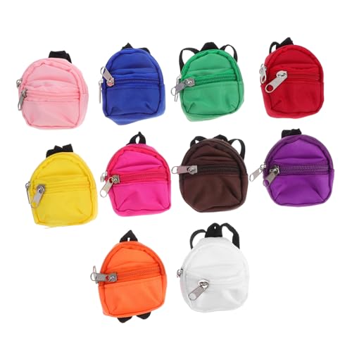 LRXIYODE 10 Stück Teiliges Miniatur Zip Rucksack für Puppen Sichere Materialien Vielseitig Kompatibel Praktische Reißverschlussfunktion Zubehör für Fantasievolles Rollenspiel LRXIYODE 10 Stück Teiliges Miniatur Zip Rucksack für Puppen Sichere Materialien Vielseitig Kompatibel Praktische Reißverschlussfunktion Zubehör für Fantasievolles Rollenspiel von LRXIYODE