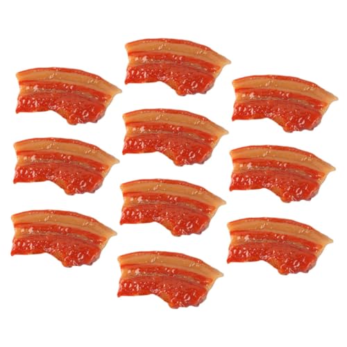 LRXIYODE 10 Stück Teiliges Realistisches Fleischmodell aus Harz Lifelike Meat Decoration für Restaurant Hotel Museum und Spielküchenzubehör Langlebig und Dekorativ LRXIYODE 10 Stück Teiliges Realistisches Fleischmodell aus Harz Lifelike Meat Decoration für Restaurant Hotel Museum und Spielküchenzubehör Langlebig und Dekorativ von LRXIYODE