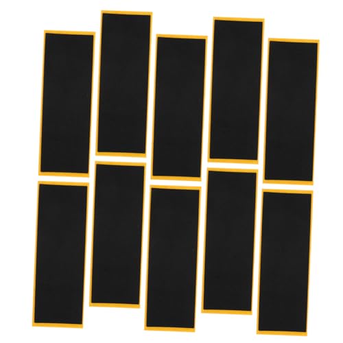 LRXIYODE 10 Stück Teiliges Rutschfestes Schaumstoff Grip Tape für Fingerboards Langlebig und Flexibel Verbessert die Kontrolle bei Tricks Selbstklebend Schwarzes Antirutsch für Finger von LRXIYODE