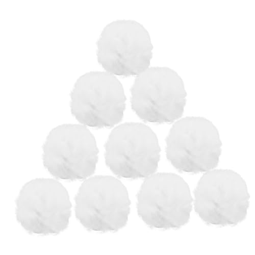 LRXIYODE 10 Stück Teiliges Weiße Kaninchen mit Metallnadel Kuscheliger Kunstfell Bommel Verstellbar Süßes Hasen Kostümzubehör für Cosplay Karneval Ostern Fasching Party LRXIYODE 10 Stück Teiliges Weiße Kaninchen mit Metallnadel Kuscheliger Kunstfell Bommel Verstellbar Süßes Hasen Kostümzubehör für Cosplay Karneval Ostern Fasching Party von LRXIYODE