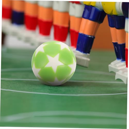 LRXIYODE 10 Stück Tischkicker Bälle Ersatzkugeln für Tischfußball Spieltisch Robust und Verschleißfest für Freizeit und Party Passend für Standard Kickertische von LRXIYODE