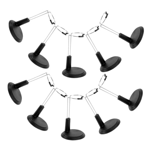 LRXIYODE 10 Teiliges Verstellbares Puppenständer Flexible Figurenhalterung Höhenverstellbare Display-Basis für Actionfiguren Sammlerfreundlich Passend für Verschiedene Puppengrößen von LRXIYODE